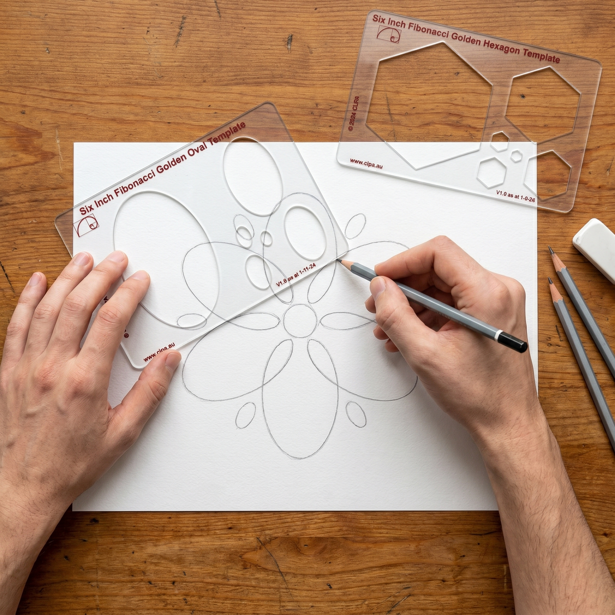 CLPA Fibonacci Full Template Set — 9 Pieces