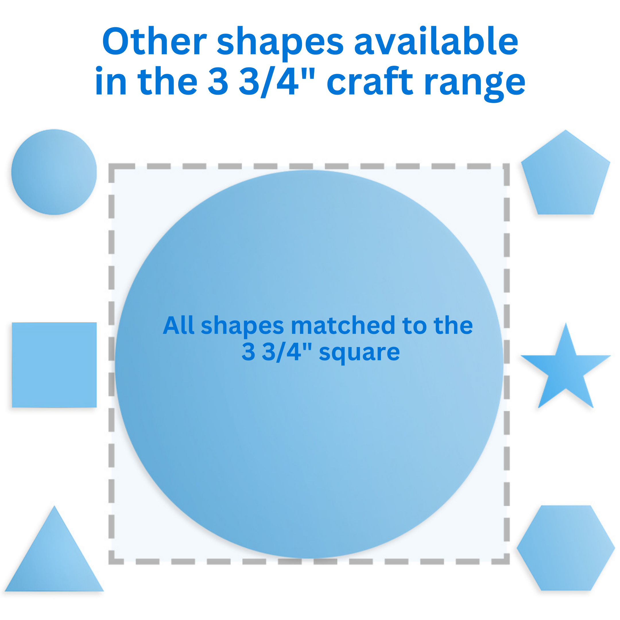 3.75" Clear Craft Circles compatibility and use cases