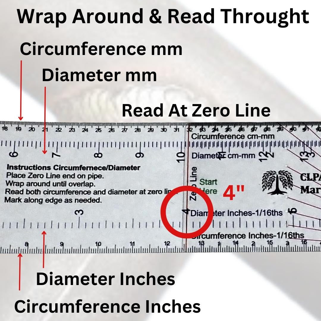 C-Pi-D "Measure and Mark" Pipe Wrap