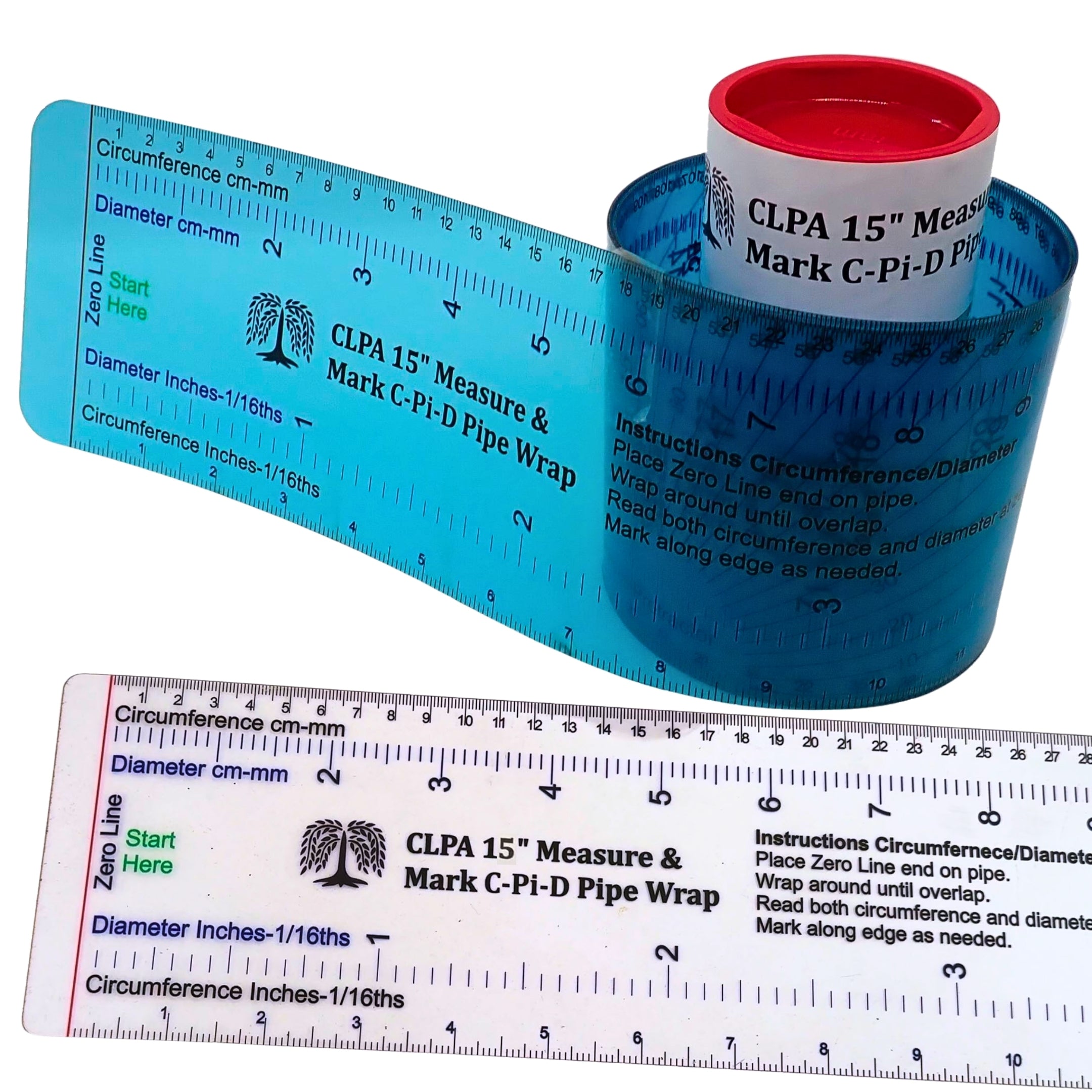 CLPA Pipe Wrap — 15" Wrap-Around Pipe Marking Tool