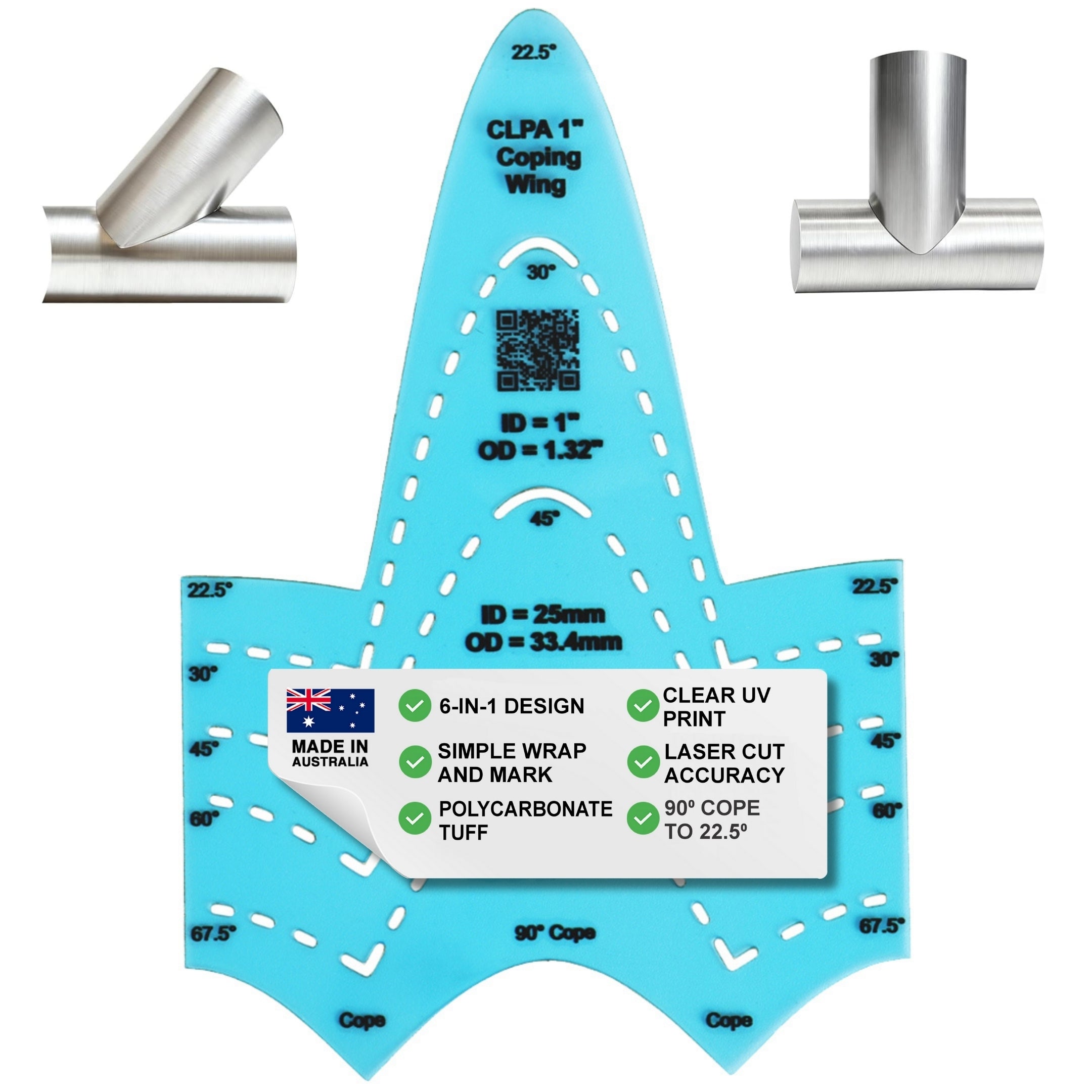 1" ID Coping Wing — primary product image alternative