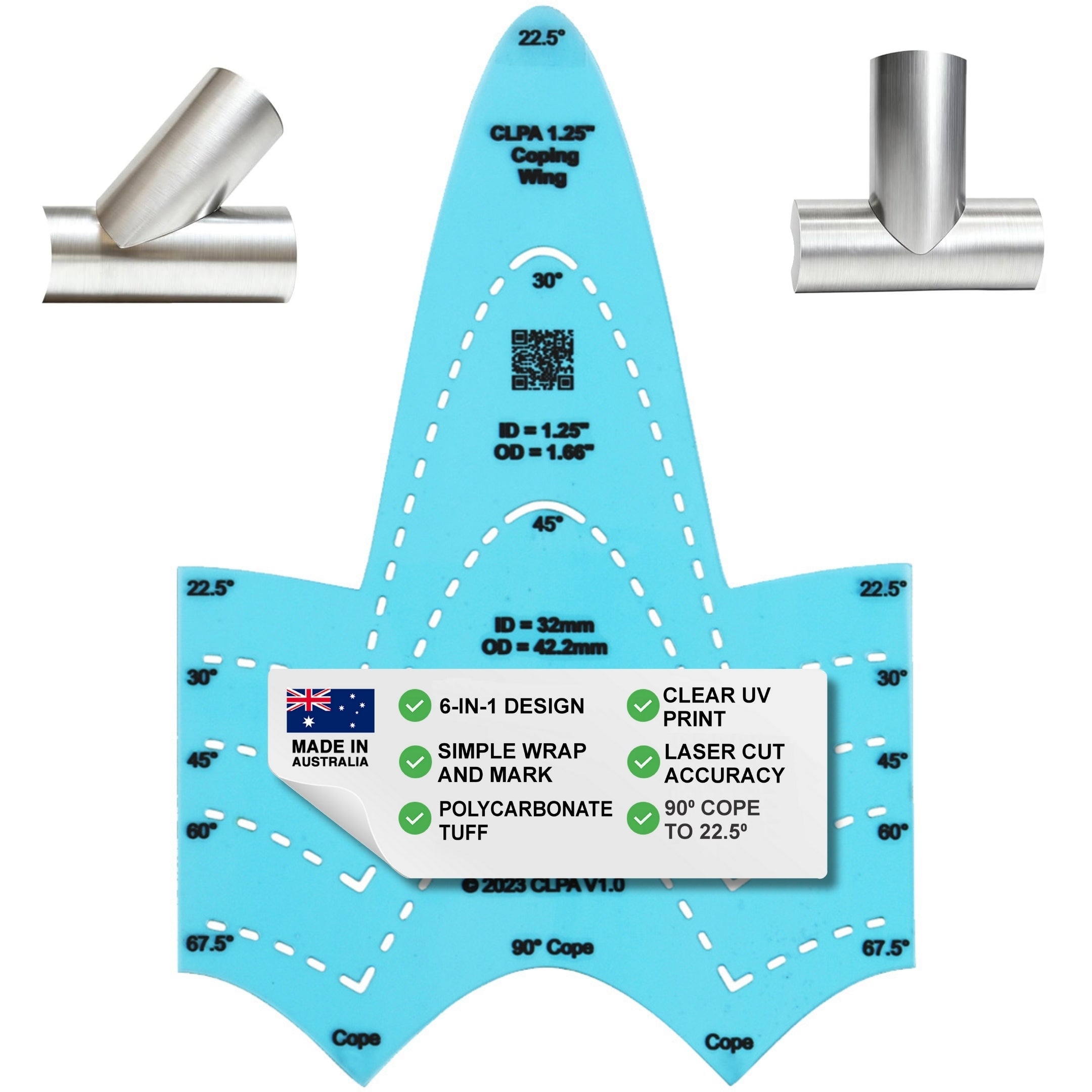 1-1/4" ID Coping Wing — primary product image alternative