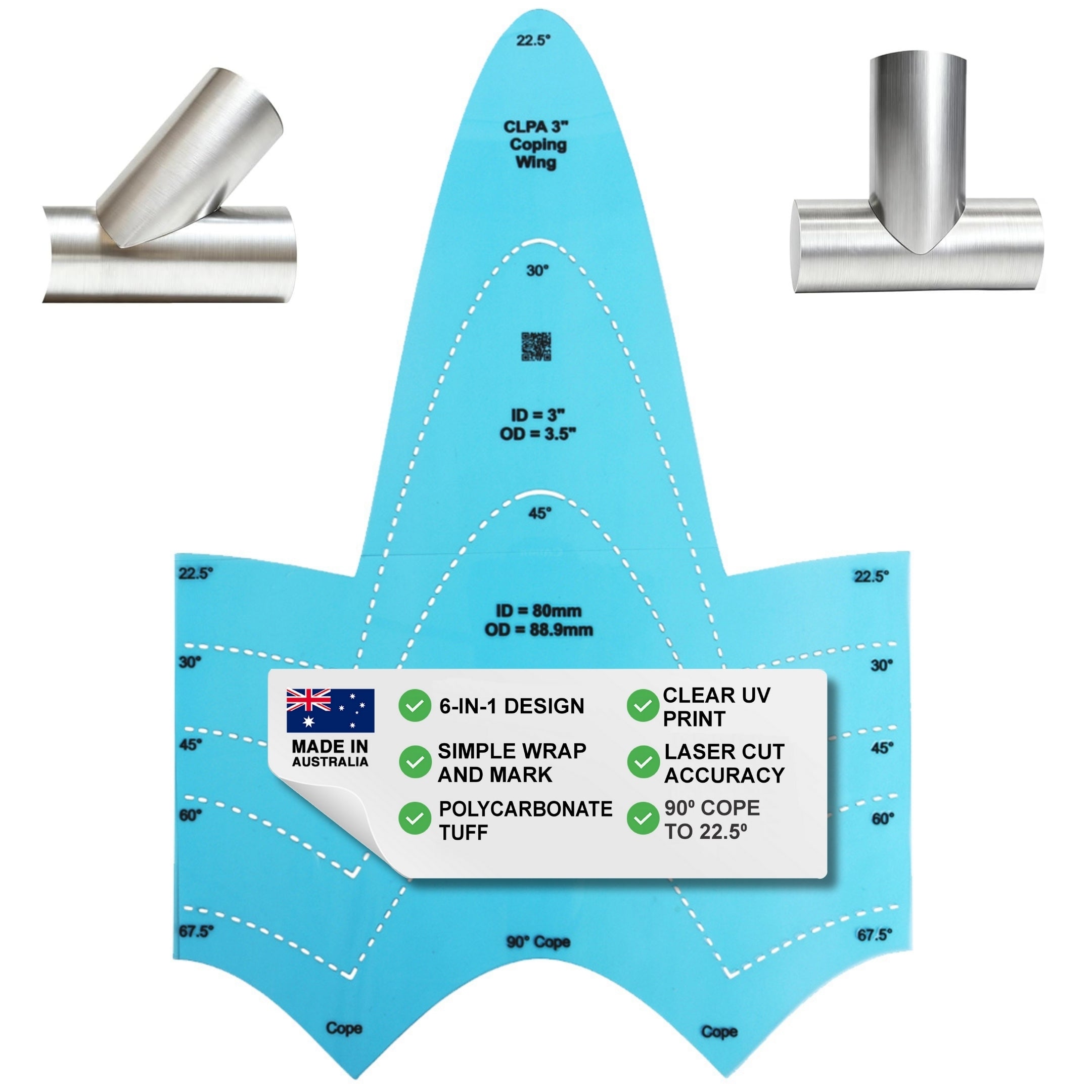 3" ID Coping Wing — primary product image alternative