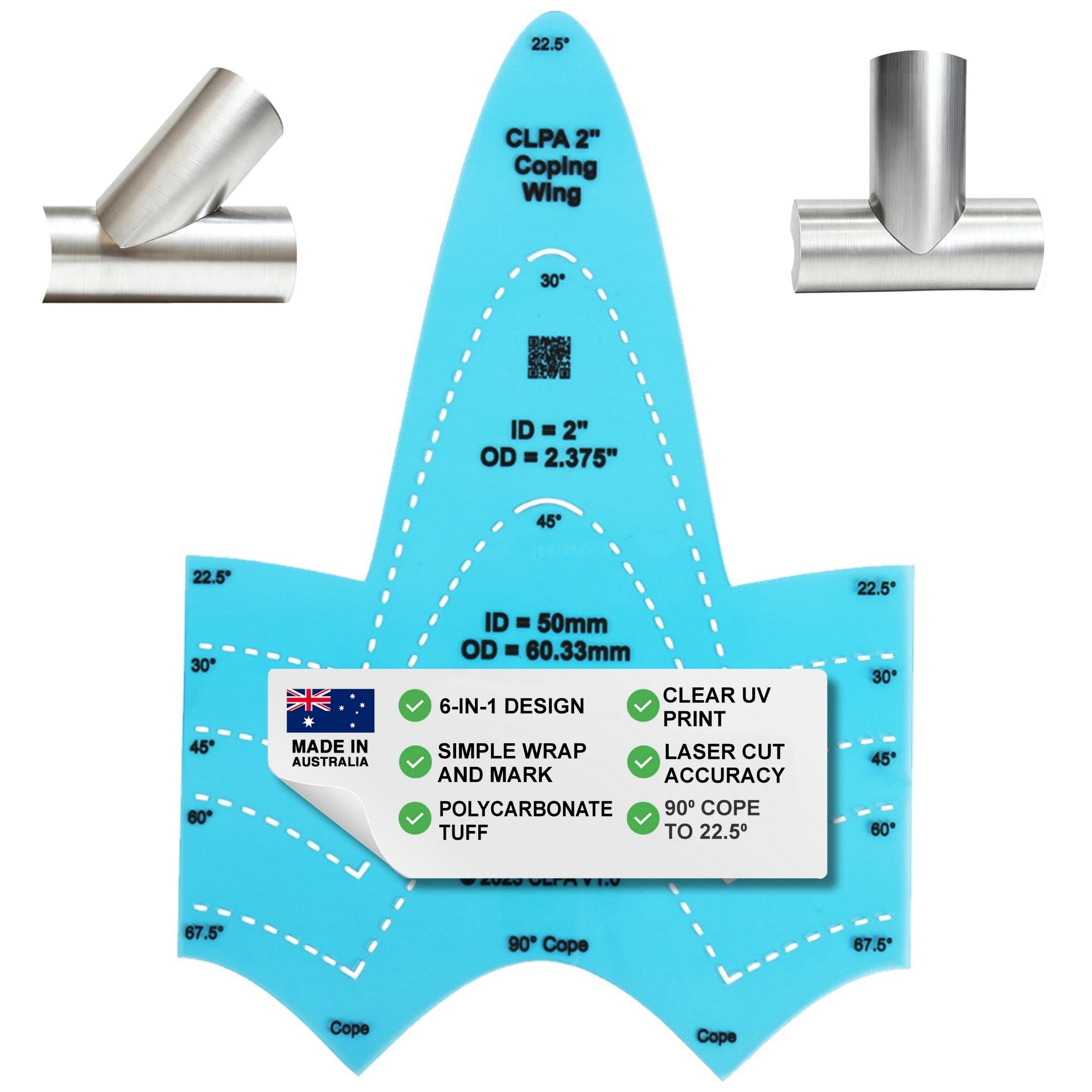 2" ID Coping Wing — primary product image alternative