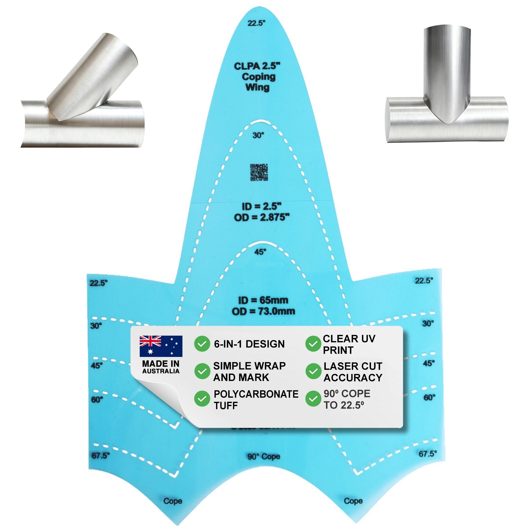 2-1/2" ID Coping Wing — primary product image alternative