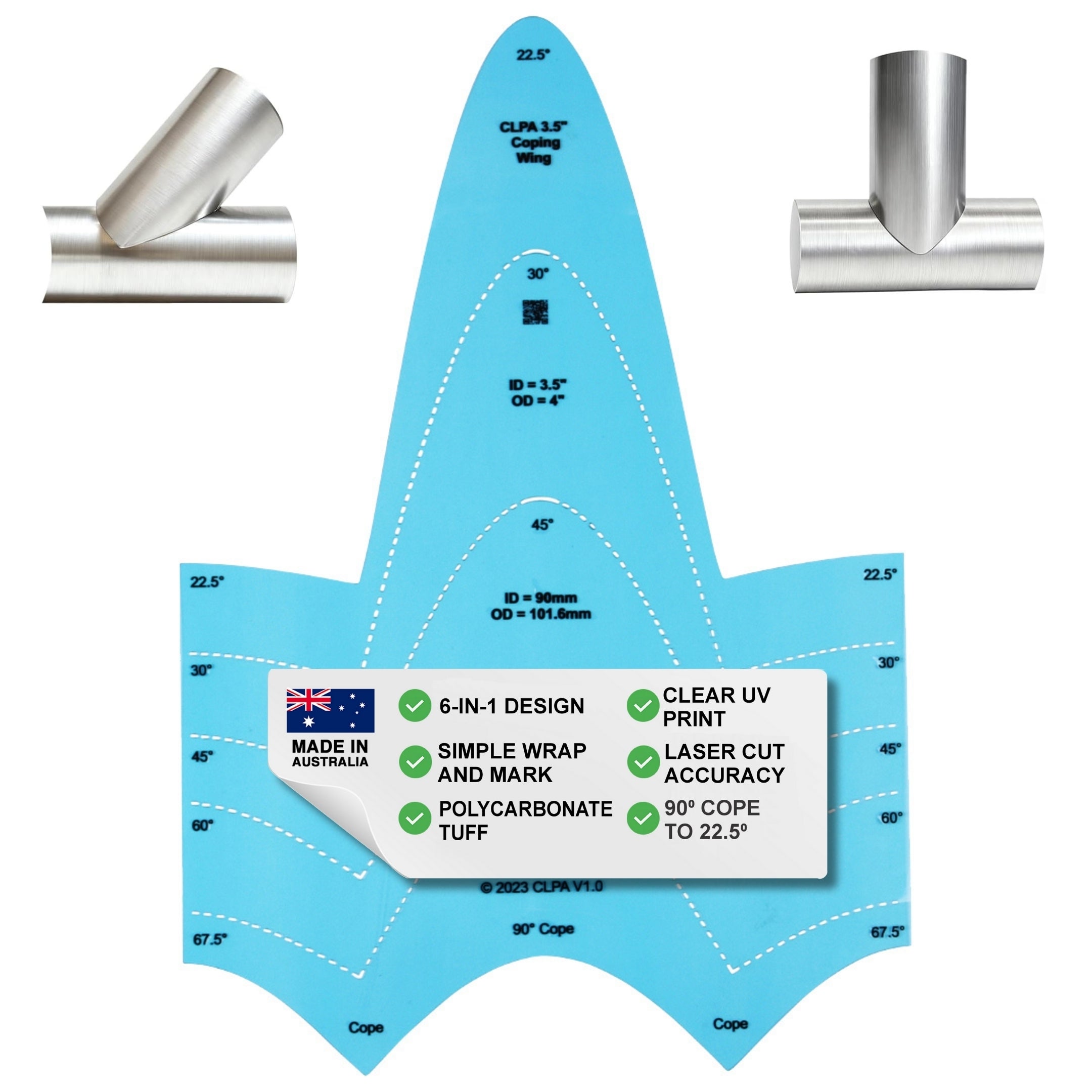 3-1/2" ID Coping Wing — primary product image alternative