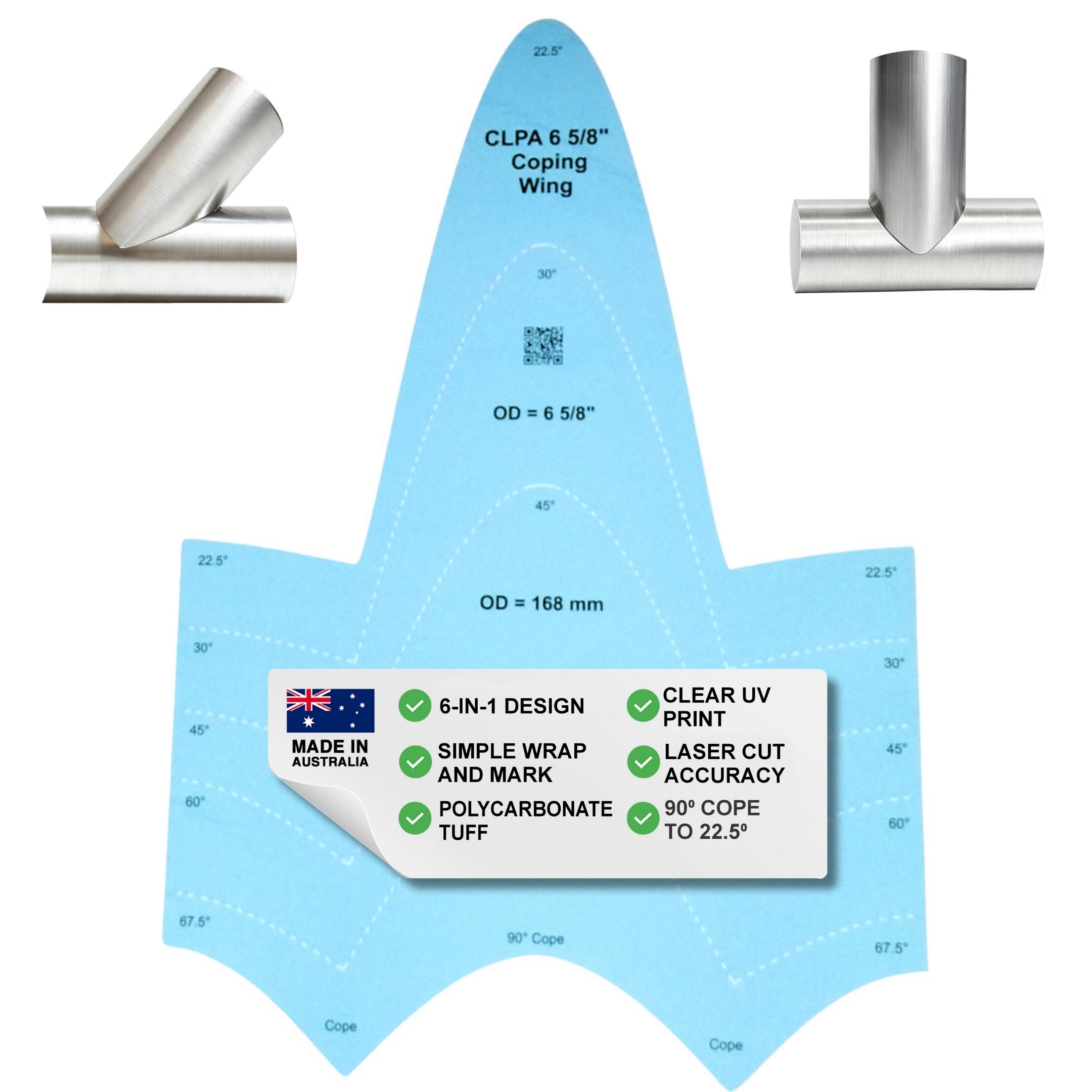 6-5/8" OD Coping Wing — primary product image alternative
