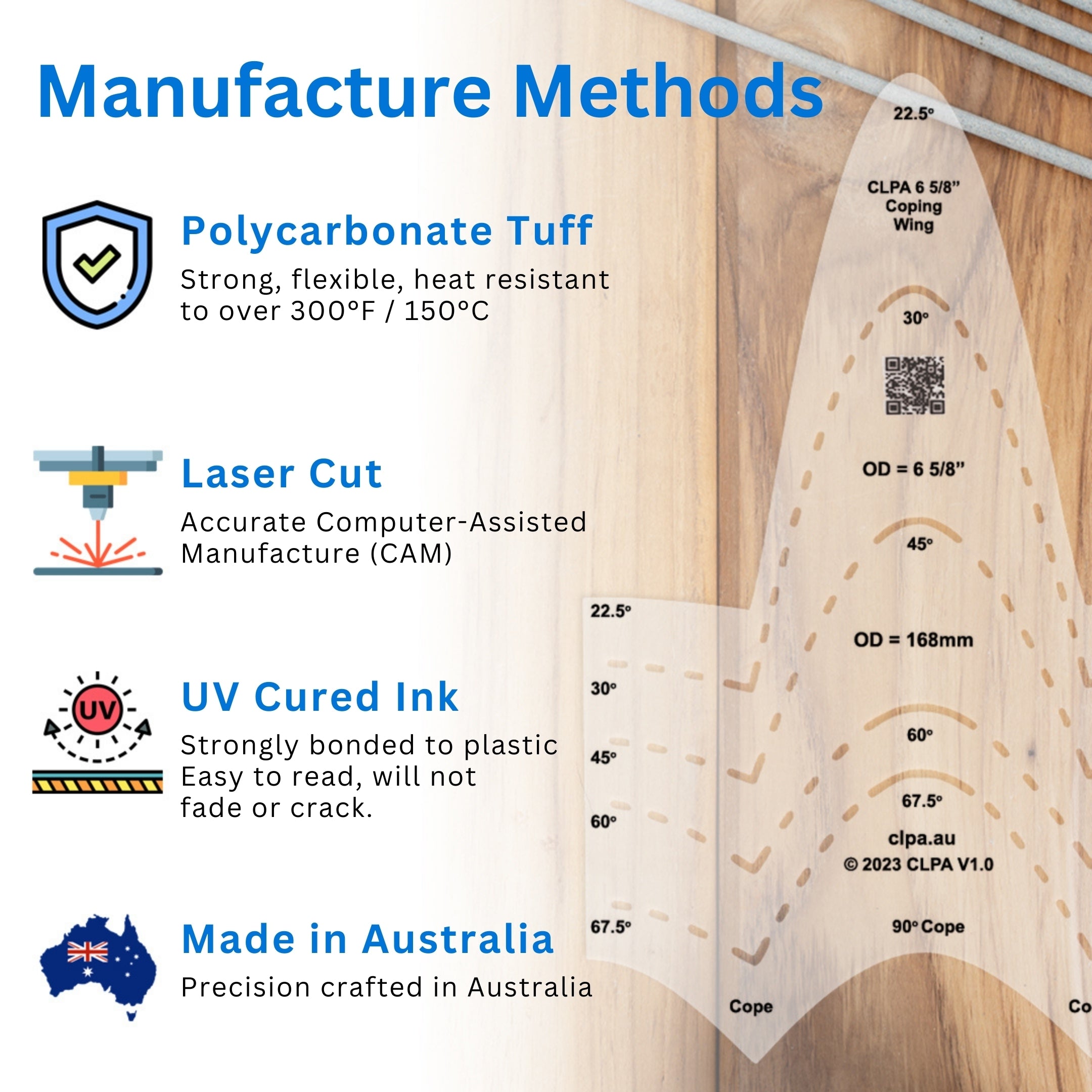 Coping Wing Master -  6 5/8"