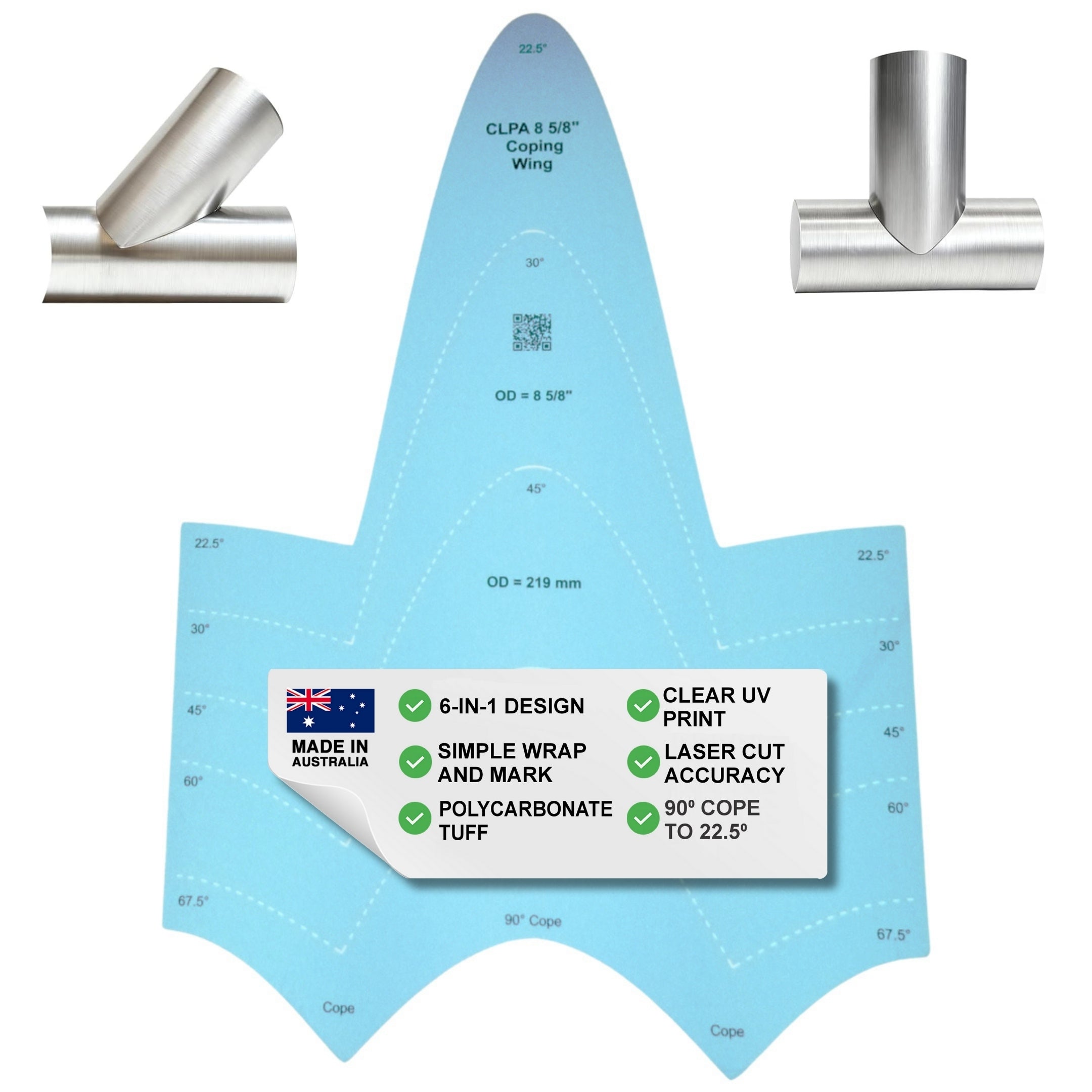 8-5/8" OD Coping Wing — primary product image alternative