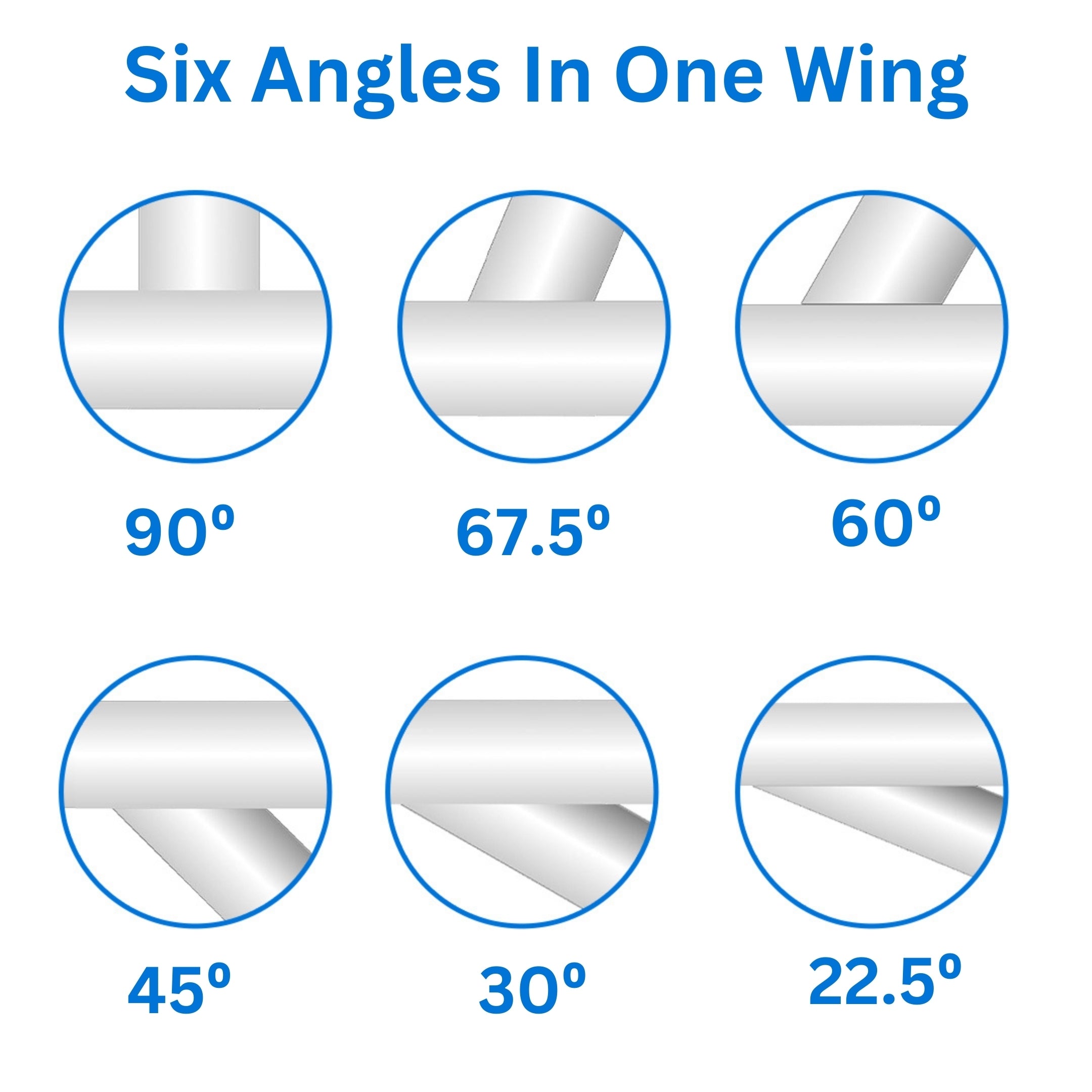 8-5/8" OD Coping Wing key features and saddle cut profiles for handrail and structural pipework