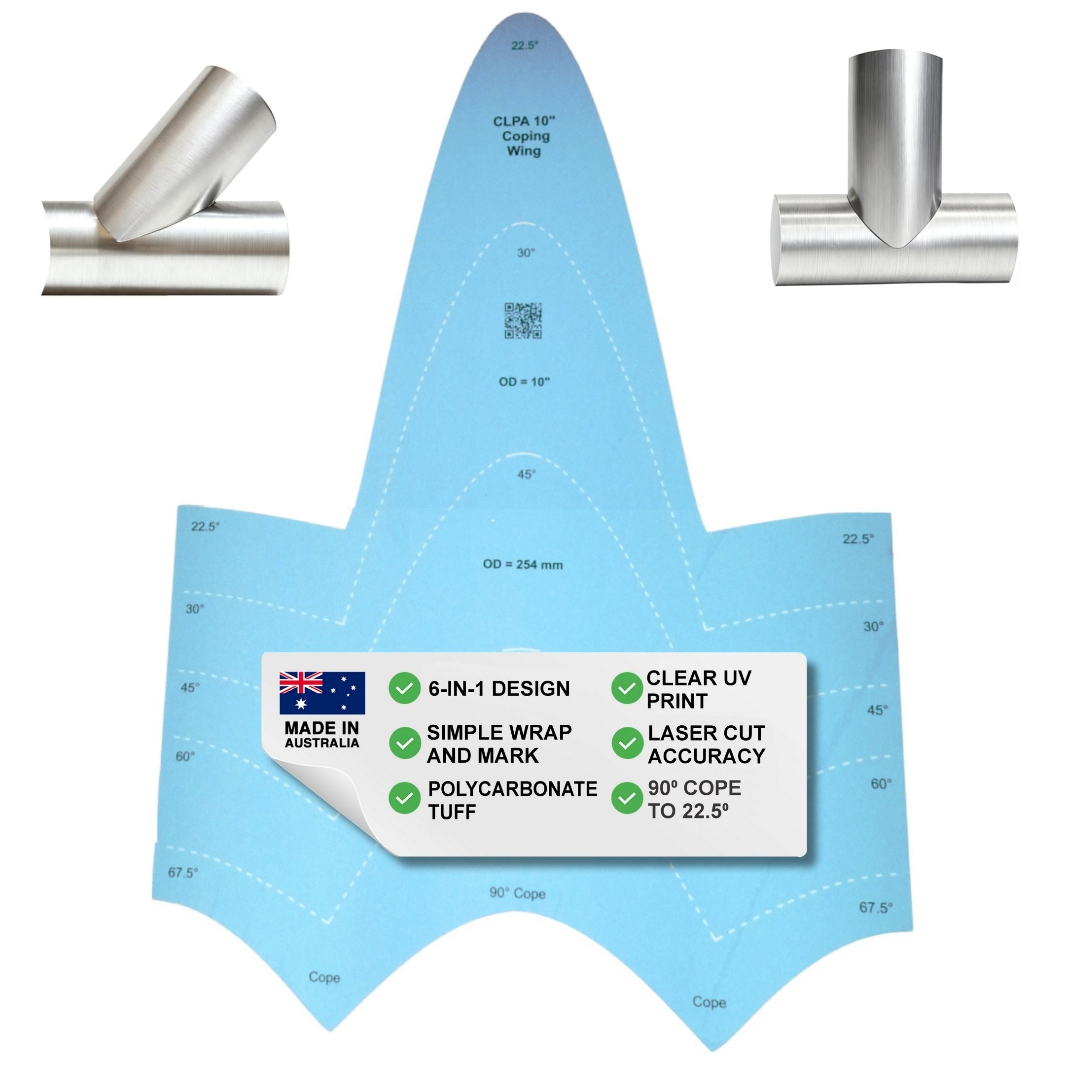 10" OD Coping Wing — primary product image alternative
