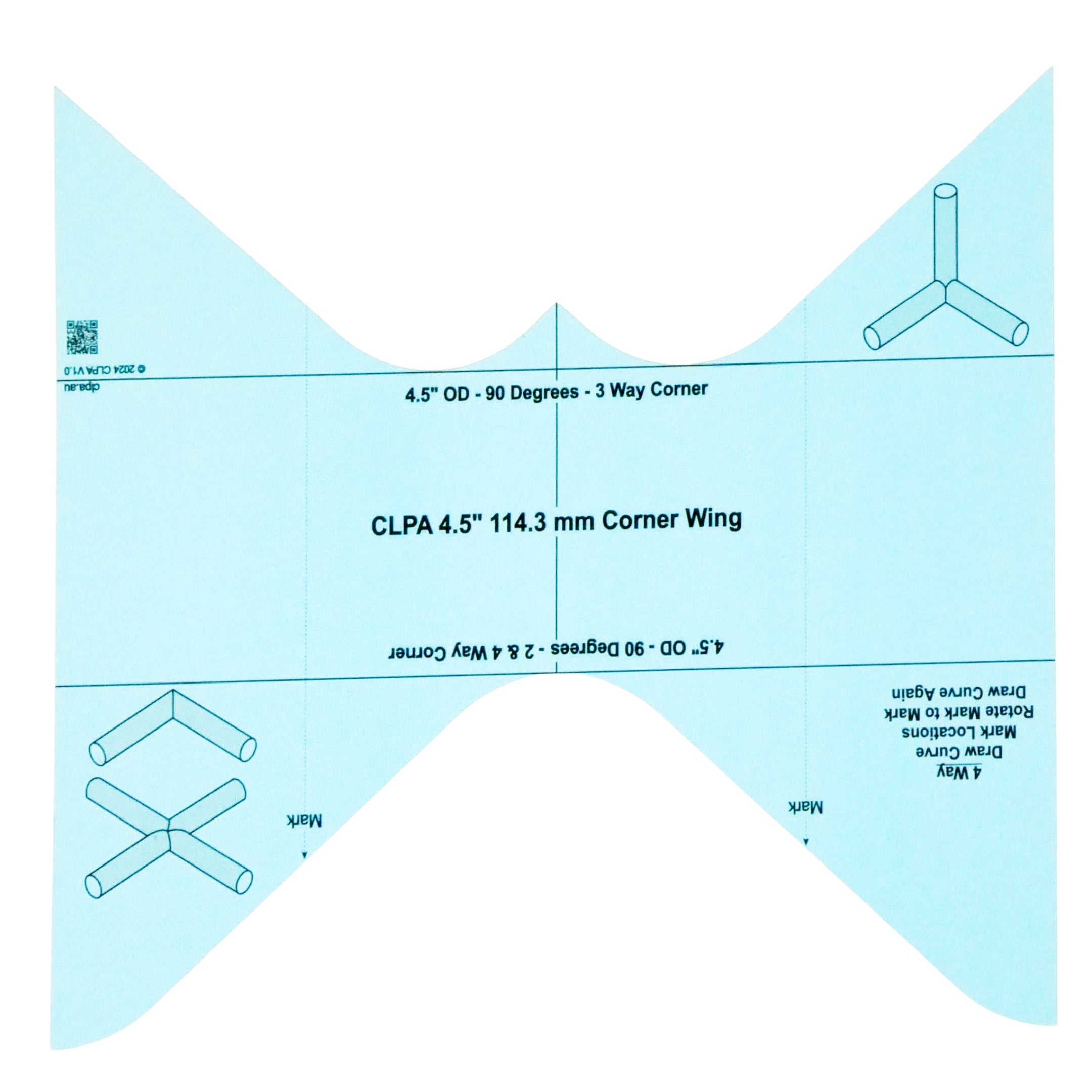 Corner Wing — 4-1/2" OD Pipe — primary product image