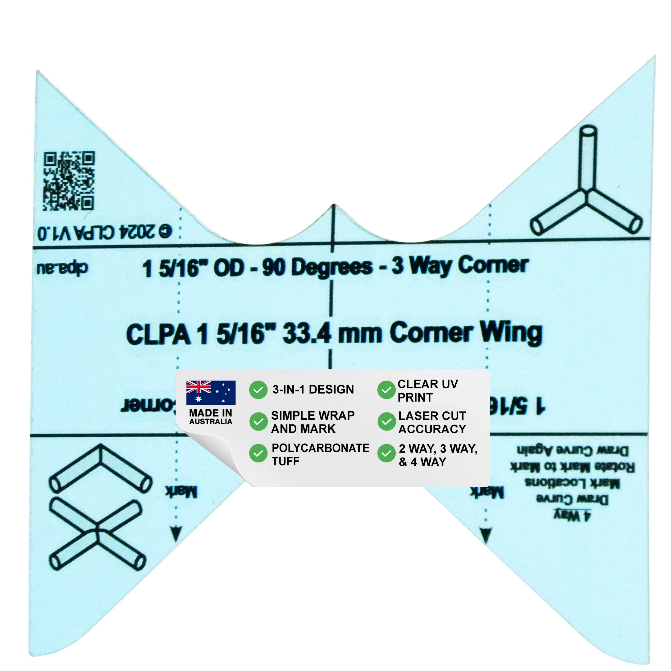 Corner Wing — 1-5/16" OD Pipe — primary product image