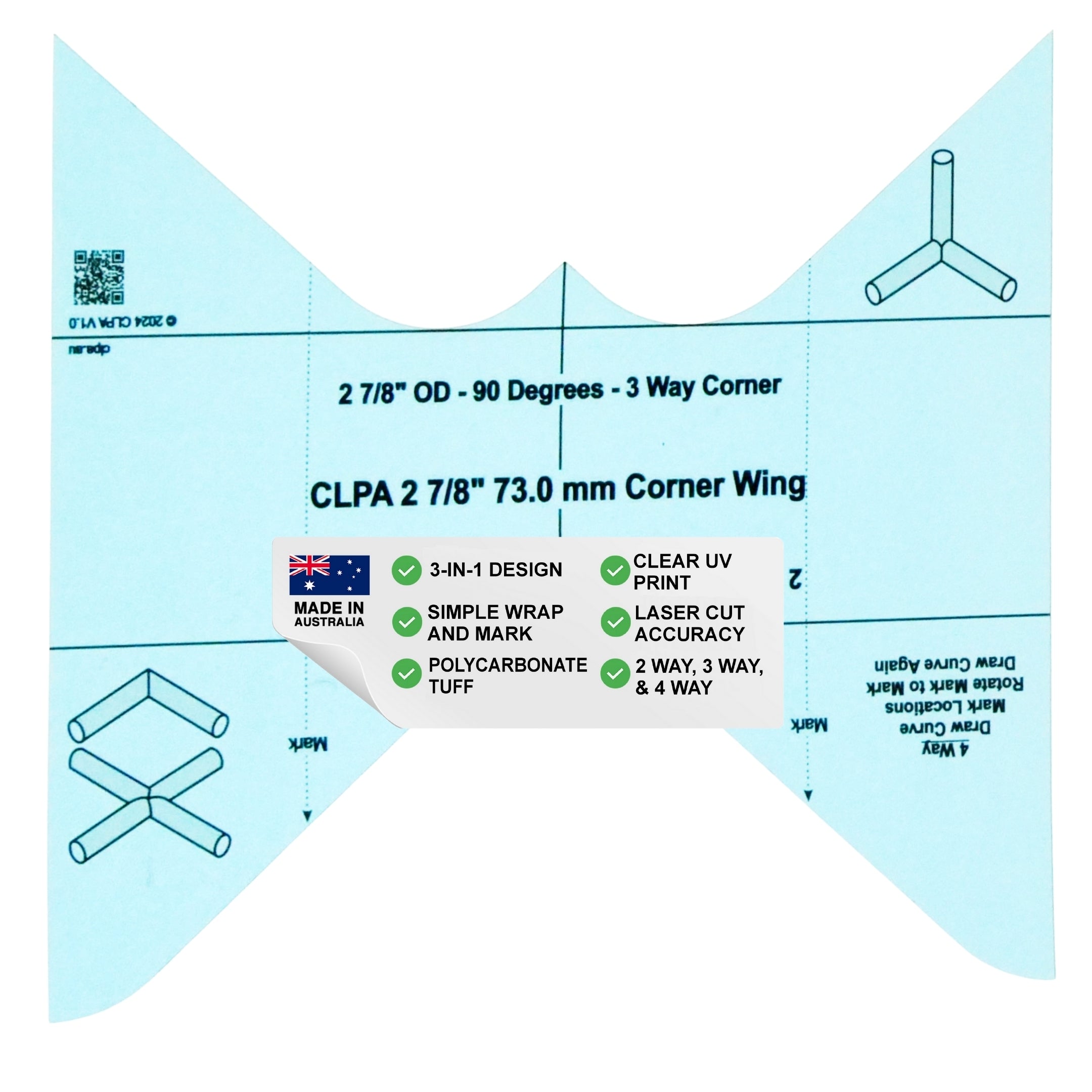 Corner Wing — 2-7/8" OD Pipe — primary product image