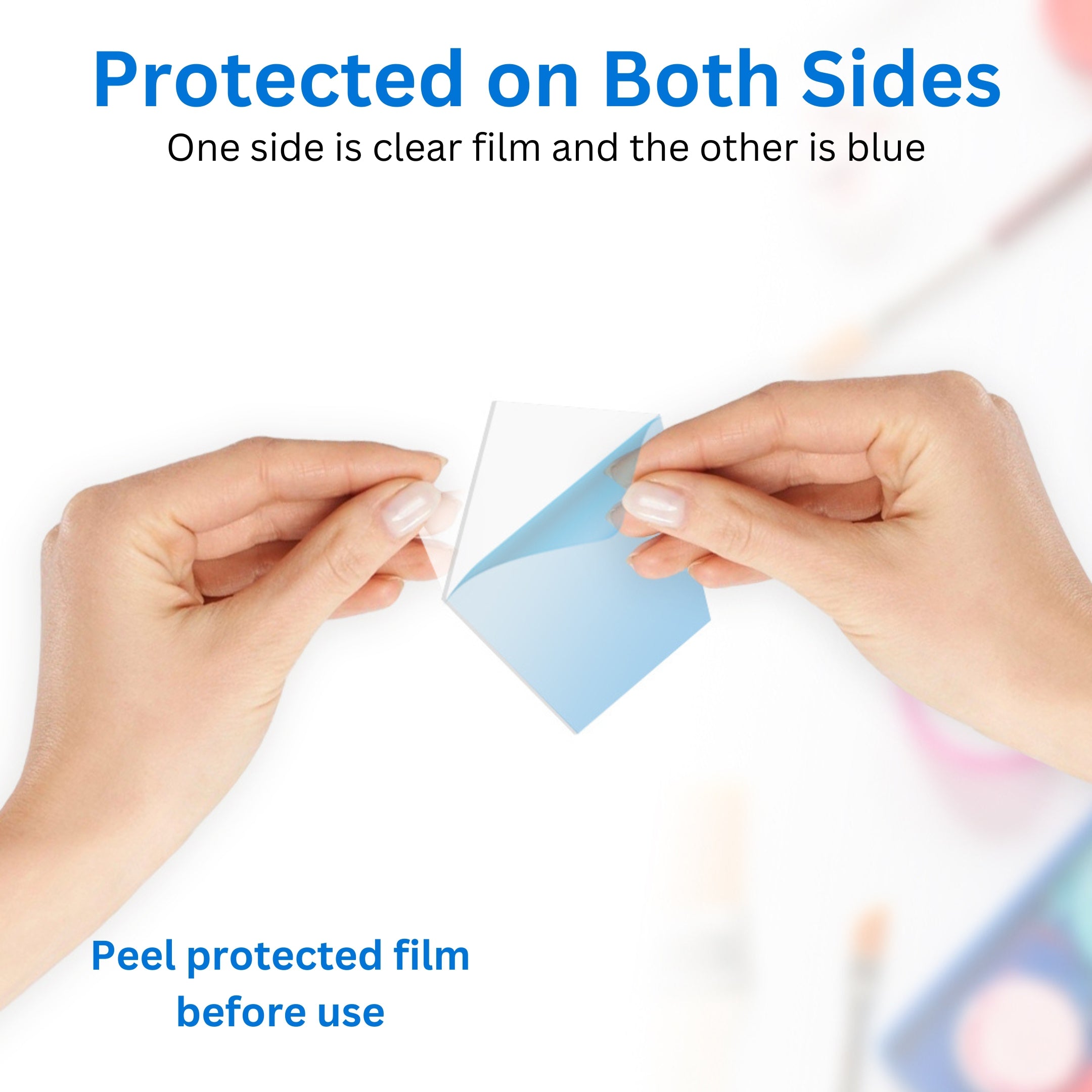 3.75" Clear Craft Pentagons for crafters, schools and studios