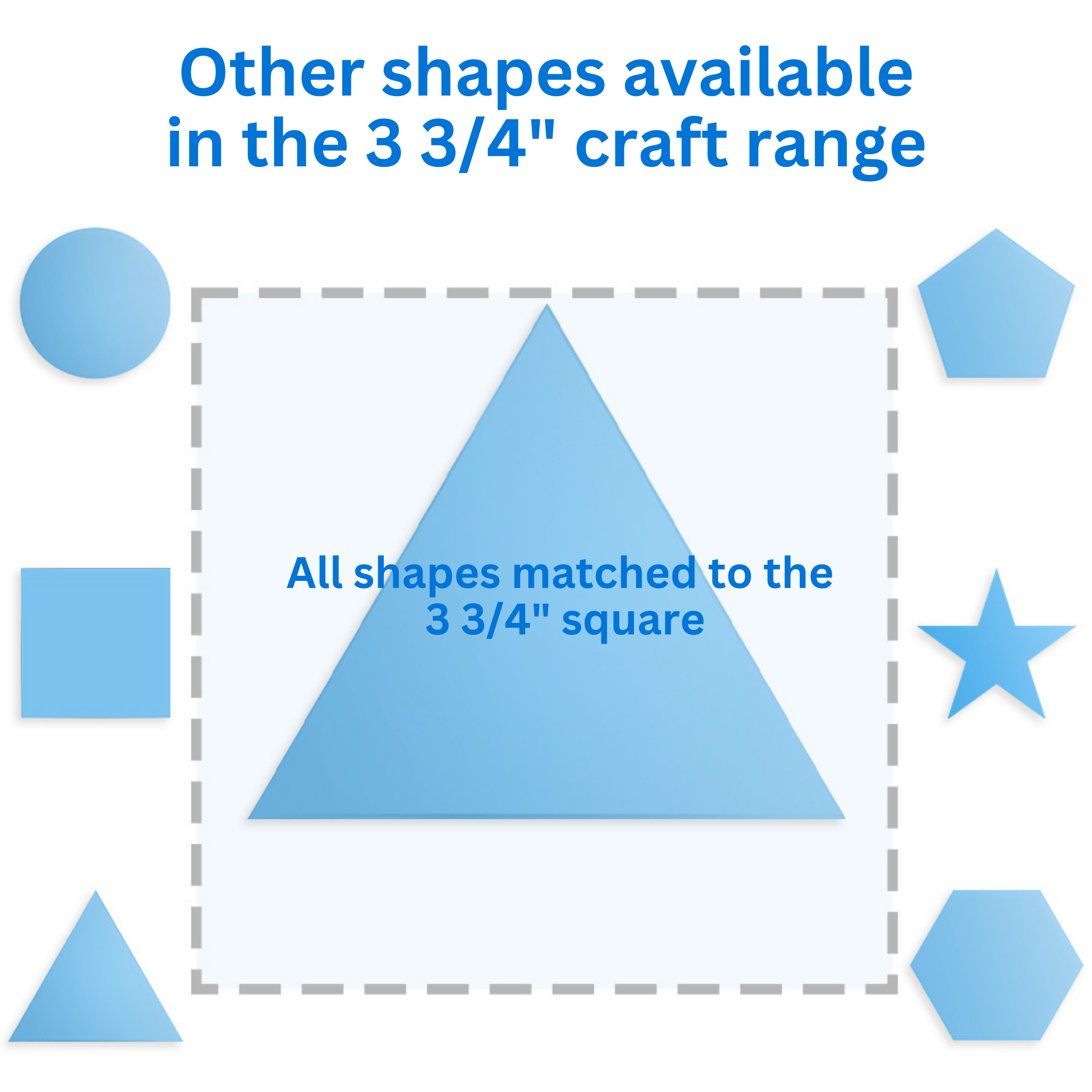3.75" Clear Craft Triangles compatibility and use cases