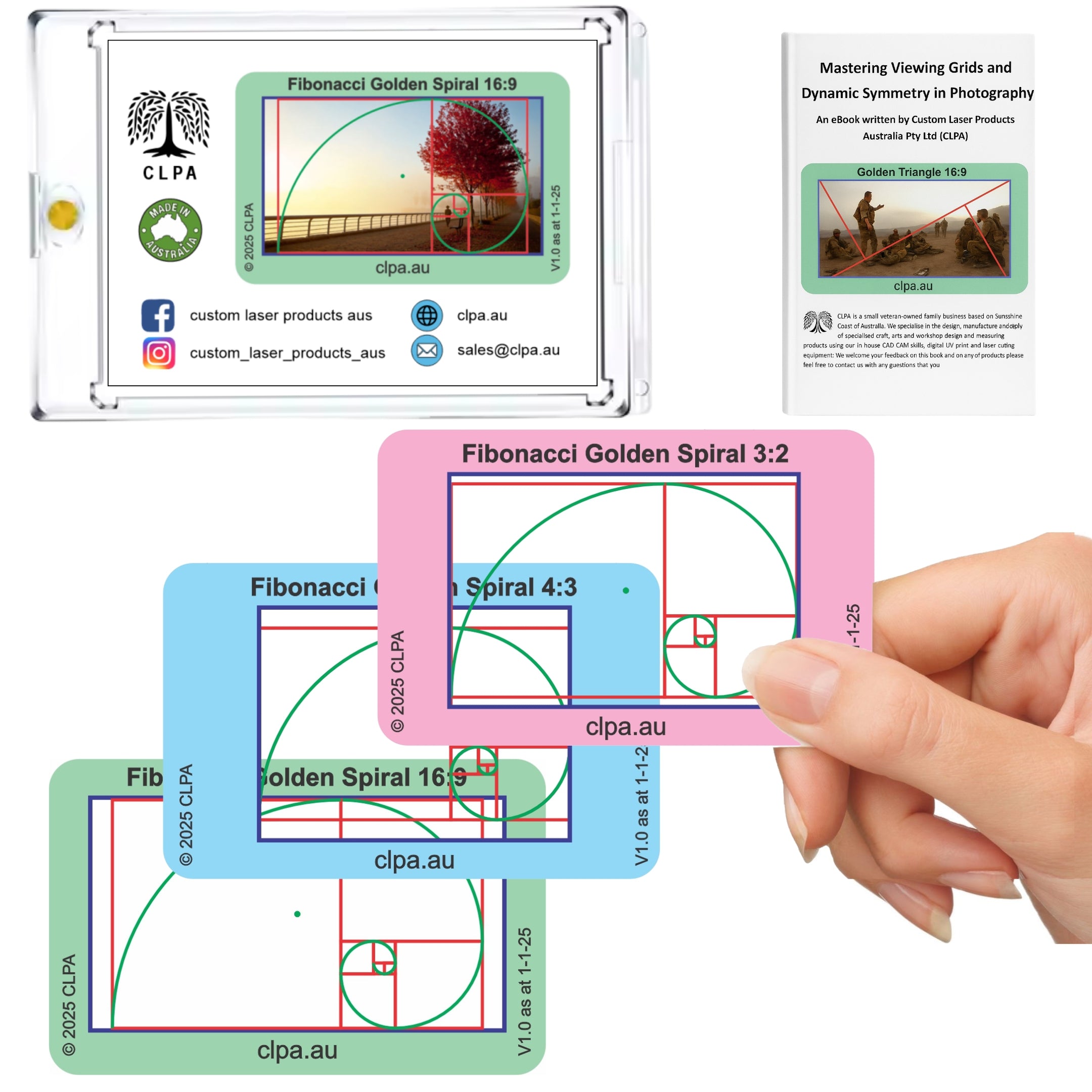 Fibonacci Golden Spiral Viewfinder — primary product image
