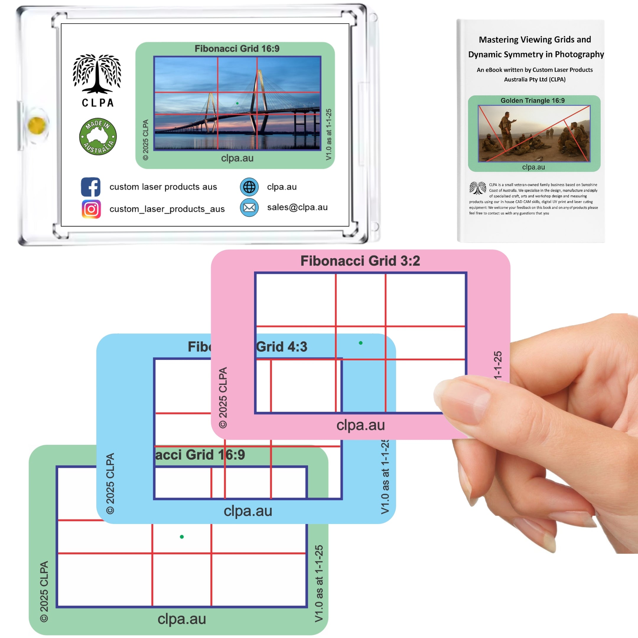 Fibonacci Grid Viewfinder — primary product image