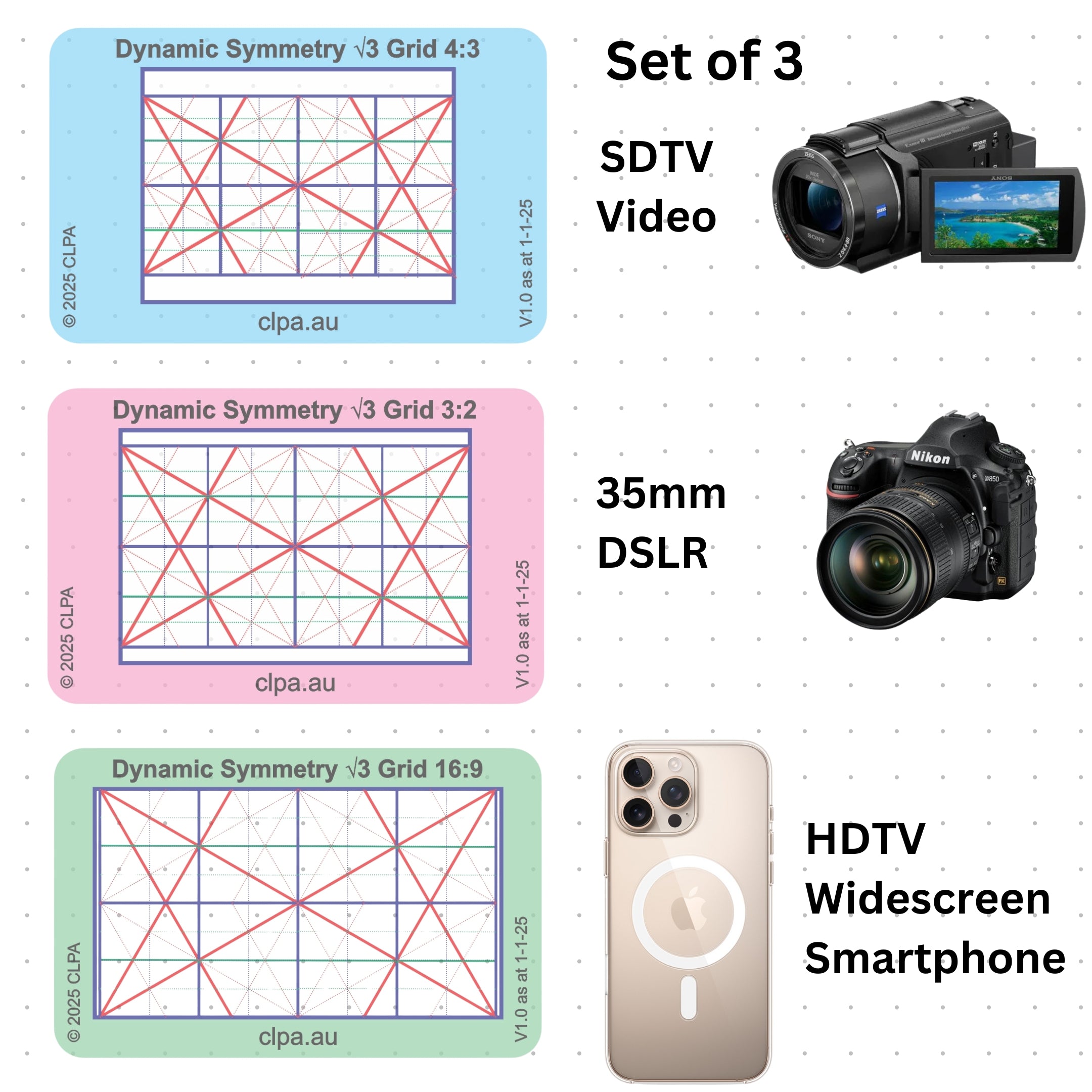 Dynamic Symmetry Root 3 Viewfinder in use — photographic composition viewfinder