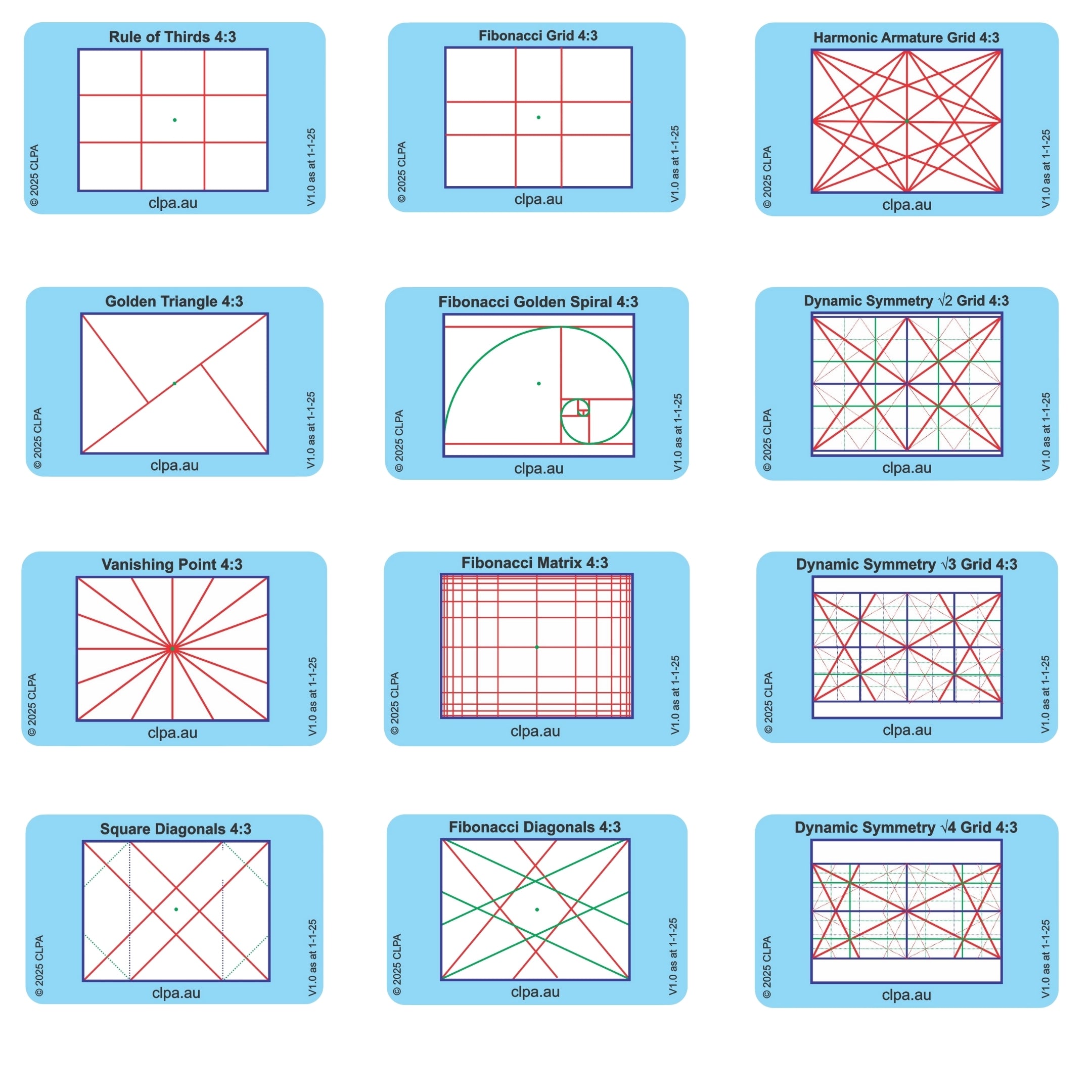 Photographic Viewfinder Set — Video 4:3 — primary product image