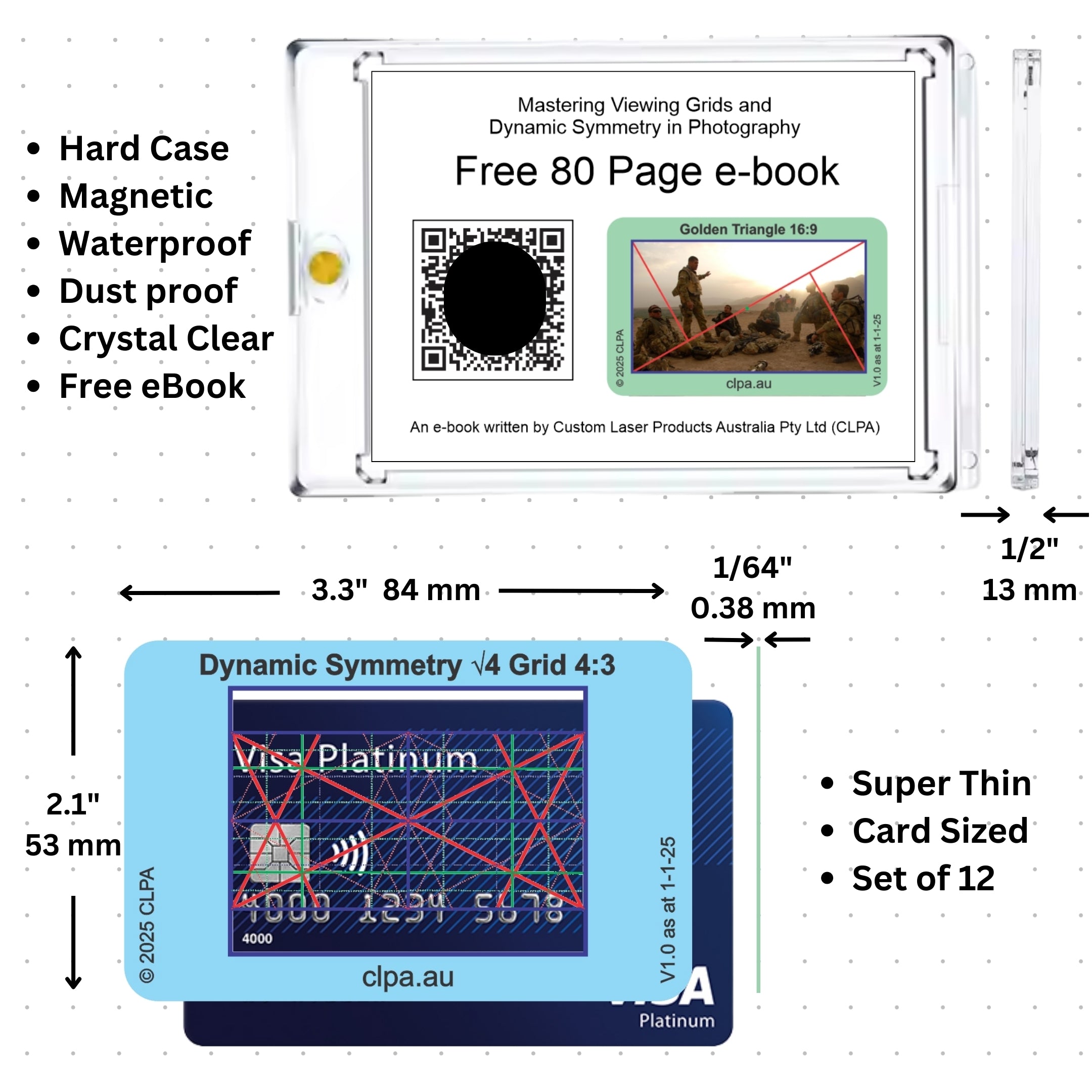 Photographic Viewfinder Set — Video 4:3 compatibility and use cases