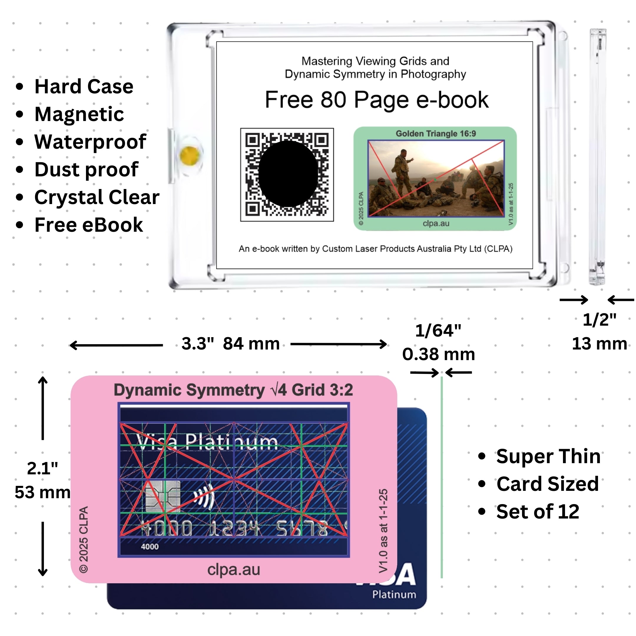 Photographic Viewfinder Set — DSLR 3:2 compatibility and use cases