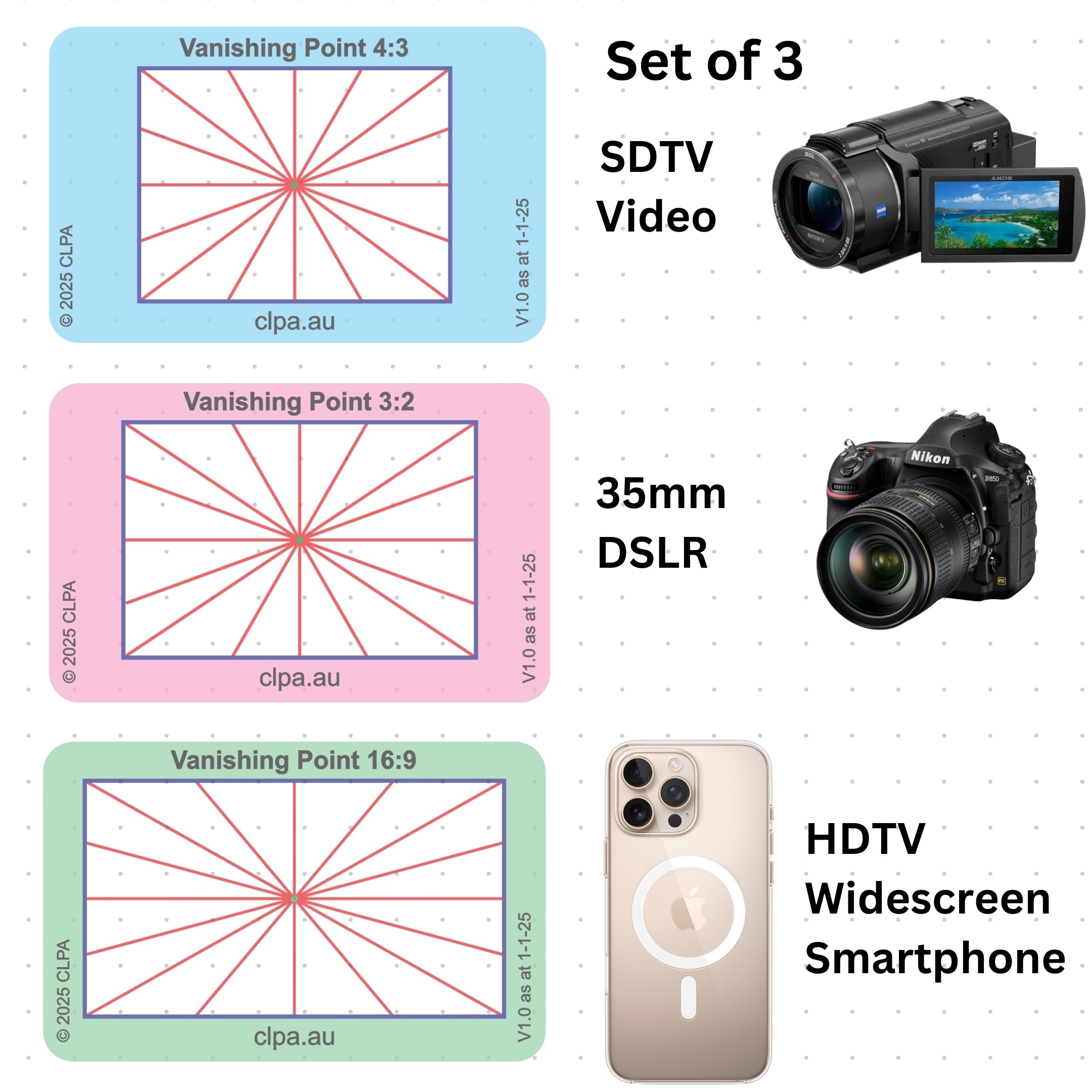 Vanishing Point Viewfinder in use — photographic composition viewfinder