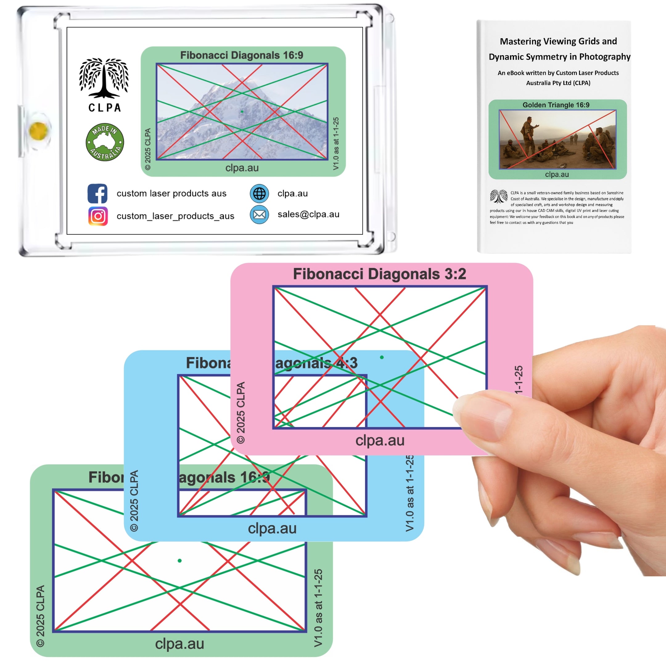 Fibonacci Diagonals Viewfinder — primary product image