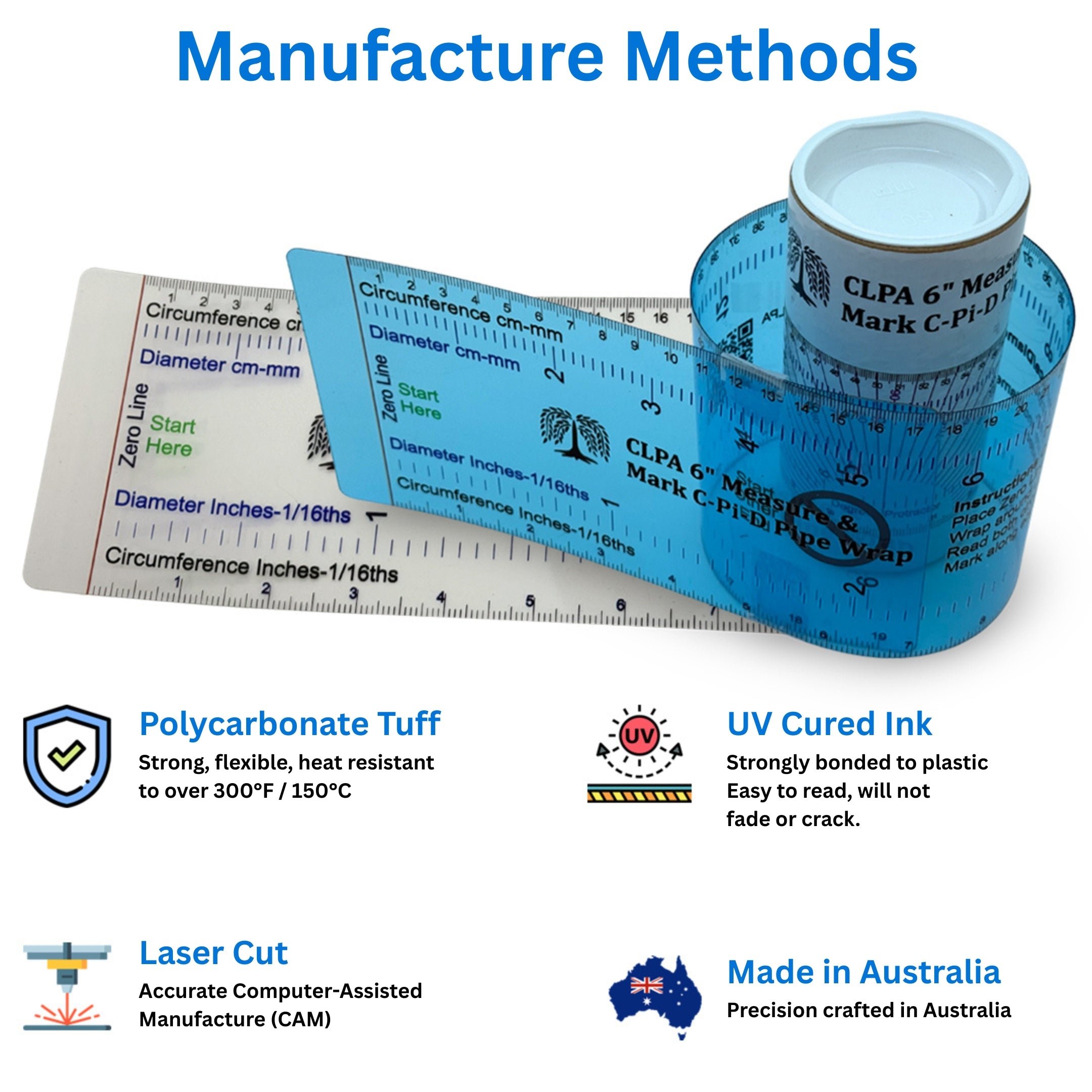 Pipe Wrap —  6" Wrap-Around Pipe Marking Tool compatibility and use cases