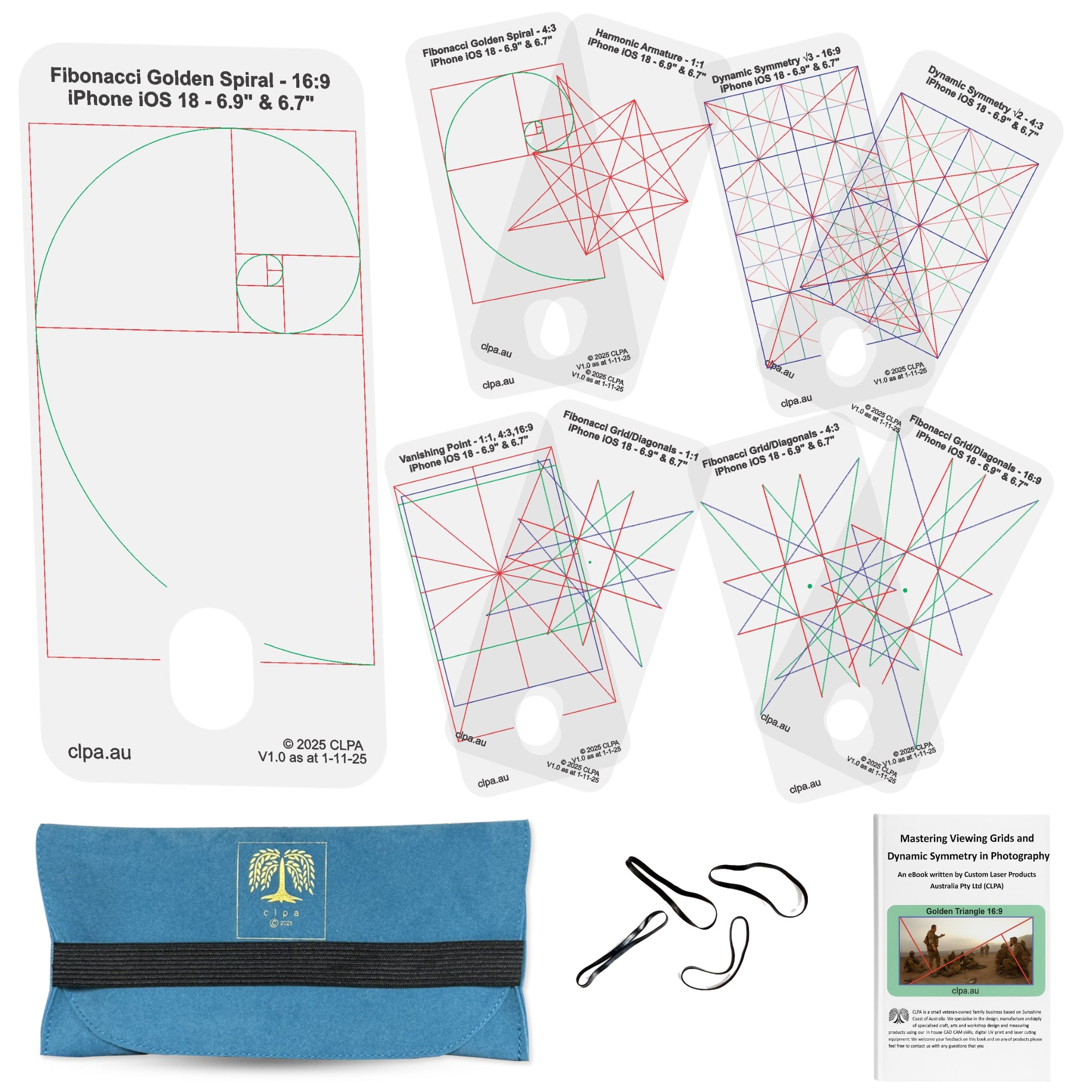 iPhone 6.7" to 6.9" iOS 18 Smartphone Composition Viewer — primary product image