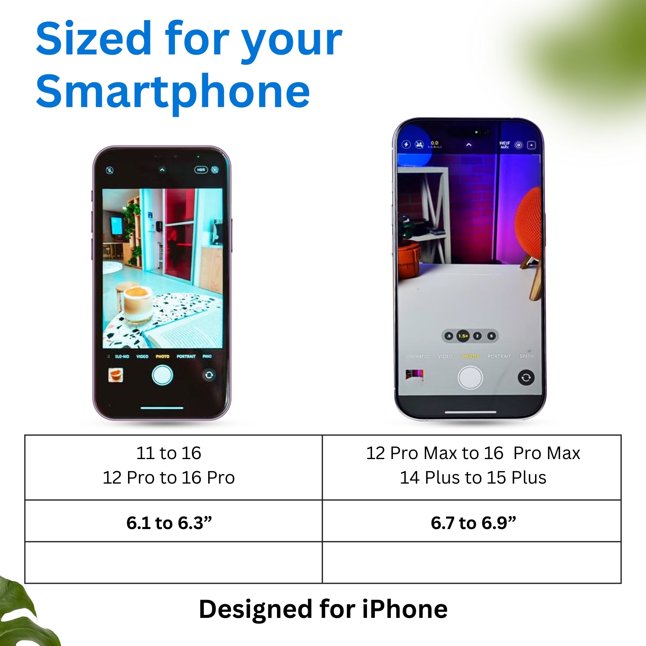 iPhone 6.7" to 6.9" iOS 18 Smartphone Composition Viewer pack contents and what's included