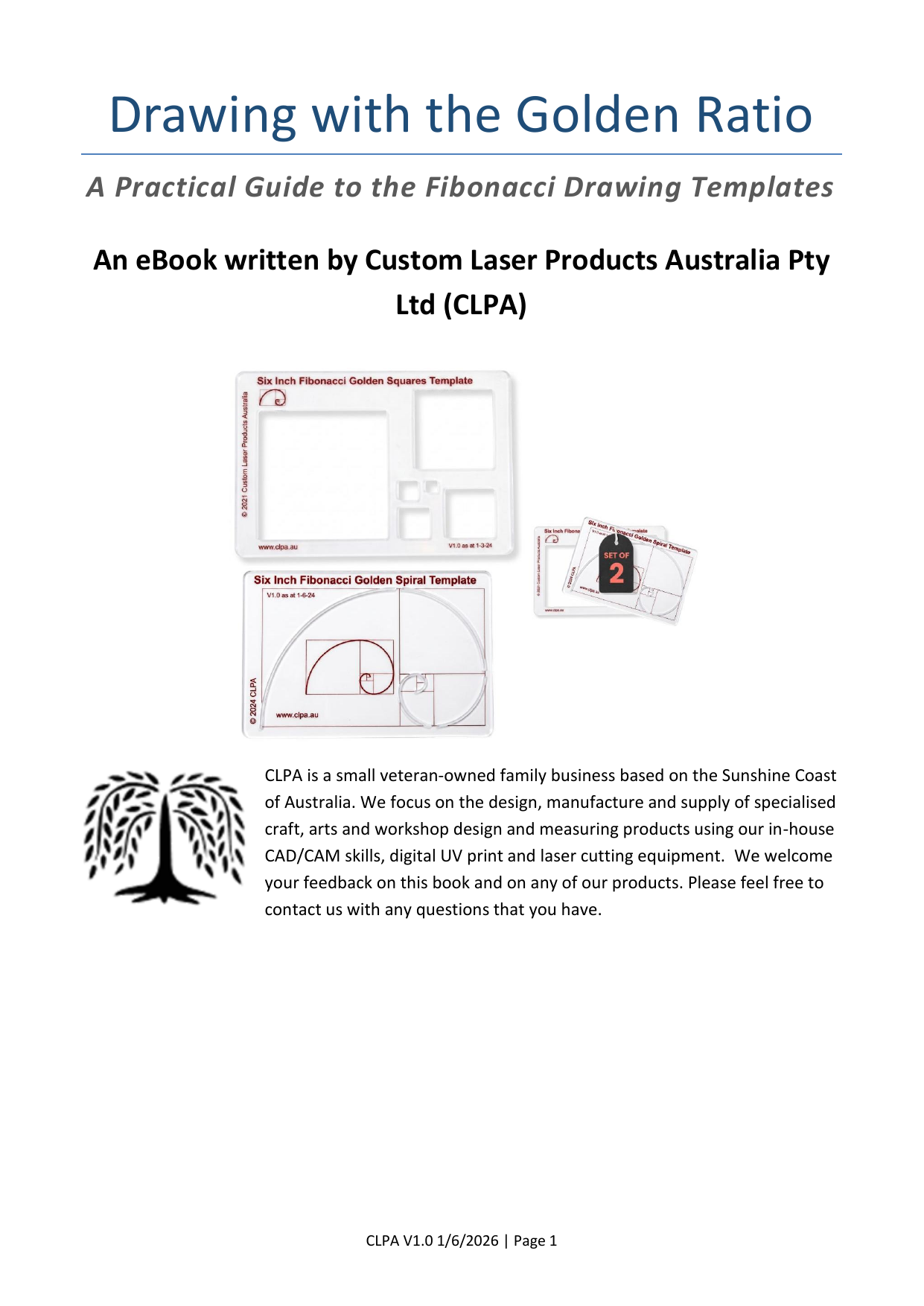 Drawing with the Golden Ratio — free eBook cover
