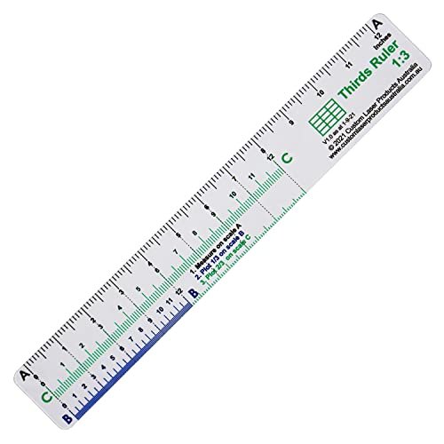 Math-Free Rulers - "Fibonacci, Thirds, or Halving"